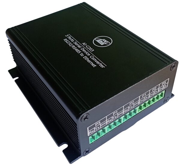 RS232/RS485 to Ethernet converter - 3 Port