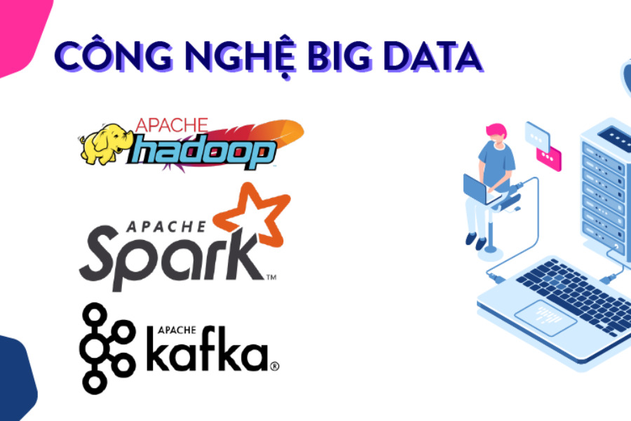 Các công nghệ phổ biến trong lĩnh vực Big Data gồm: Hadoop, Apache Spark, Data lakes,...