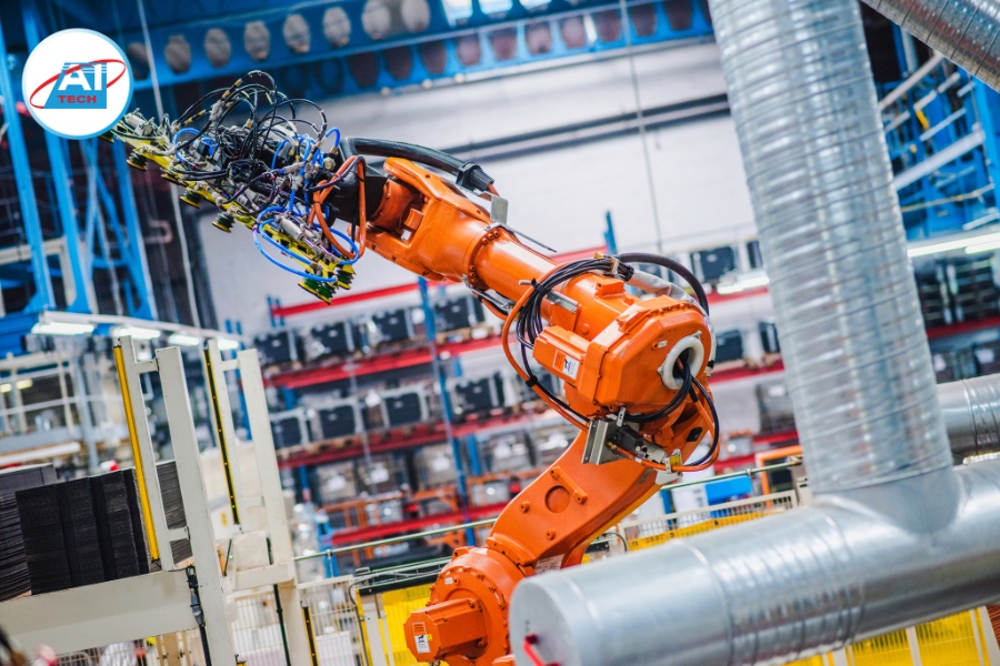 Tay máy robot công nghiệp giúp tăng năng xuất